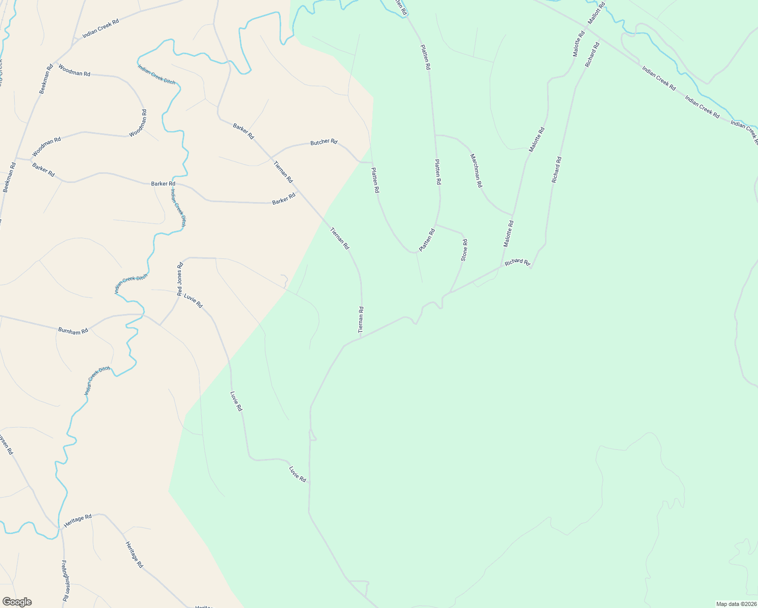 map of restaurants, bars, coffee shops, grocery stores, and more near 7893 Tiernan Road in Fort Garland