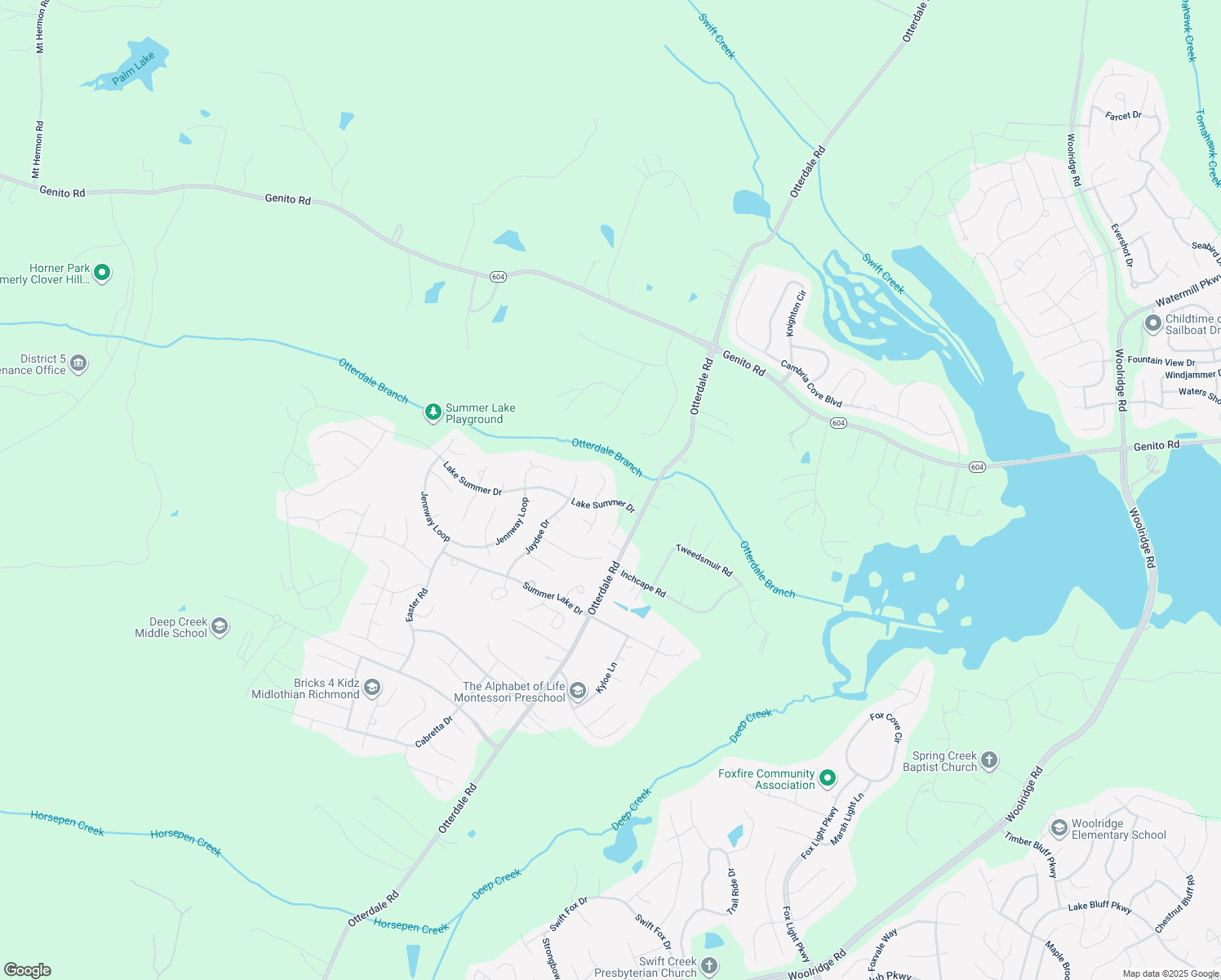 map of restaurants, bars, coffee shops, grocery stores, and more near 4427 Lake Summer Court in Moseley