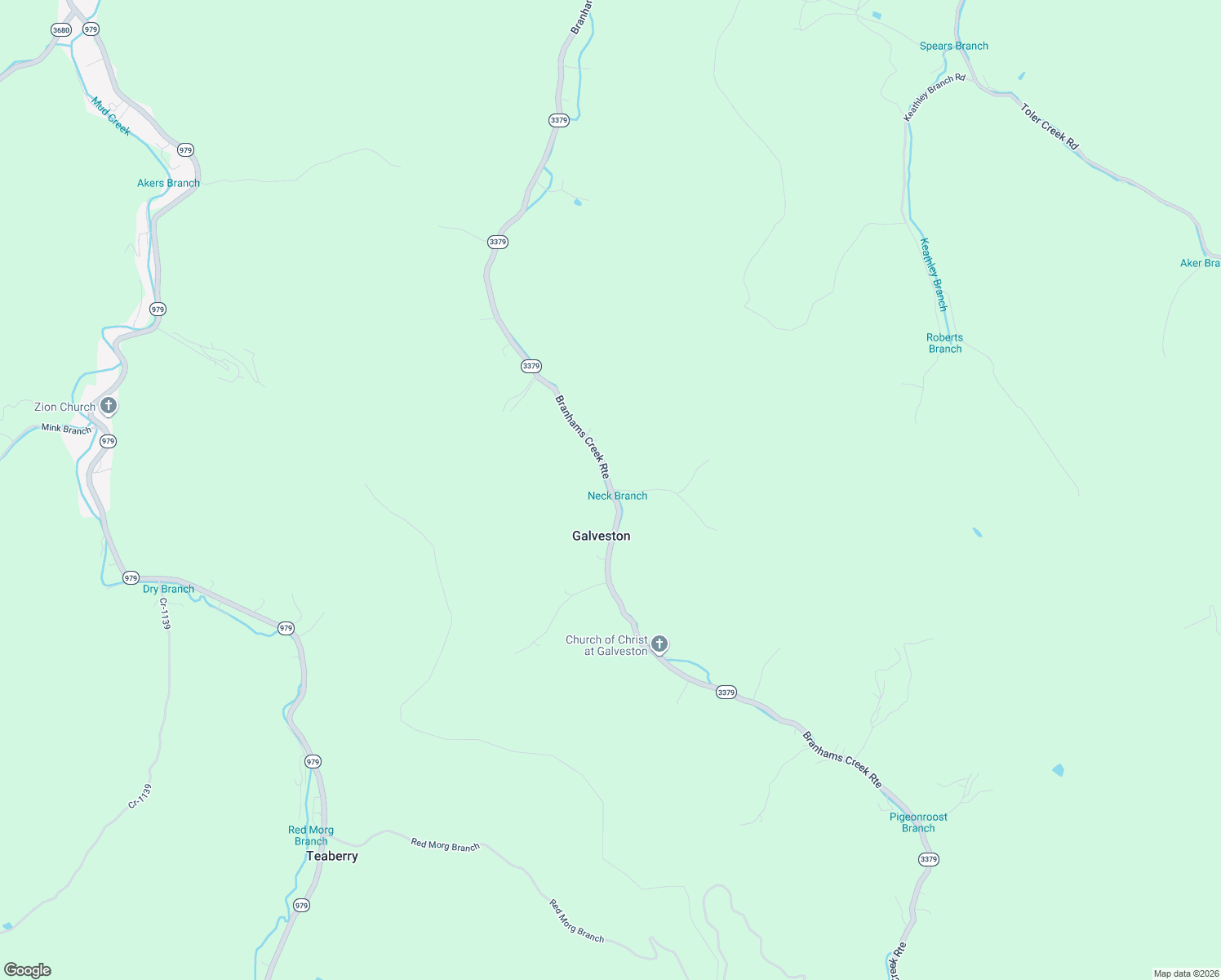 map of restaurants, bars, coffee shops, grocery stores, and more near State Highway 3379 in Harold