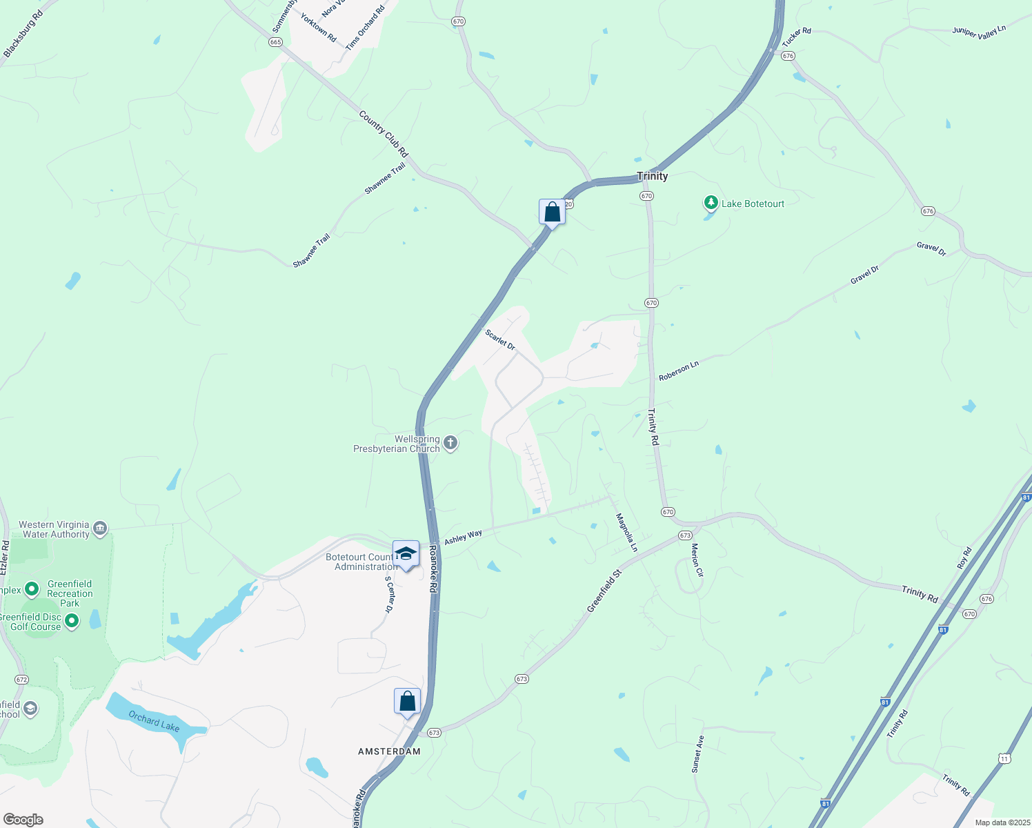 map of restaurants, bars, coffee shops, grocery stores, and more near 438 Scarlet Drive in Daleville