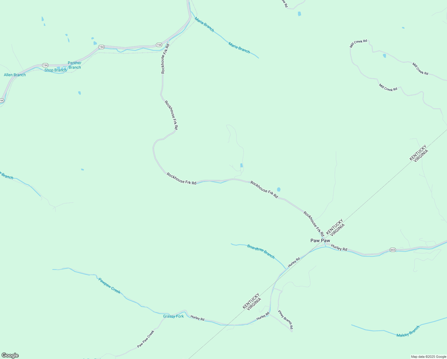 map of restaurants, bars, coffee shops, grocery stores, and more near 2131 Rockhouse Road in Paw Paw