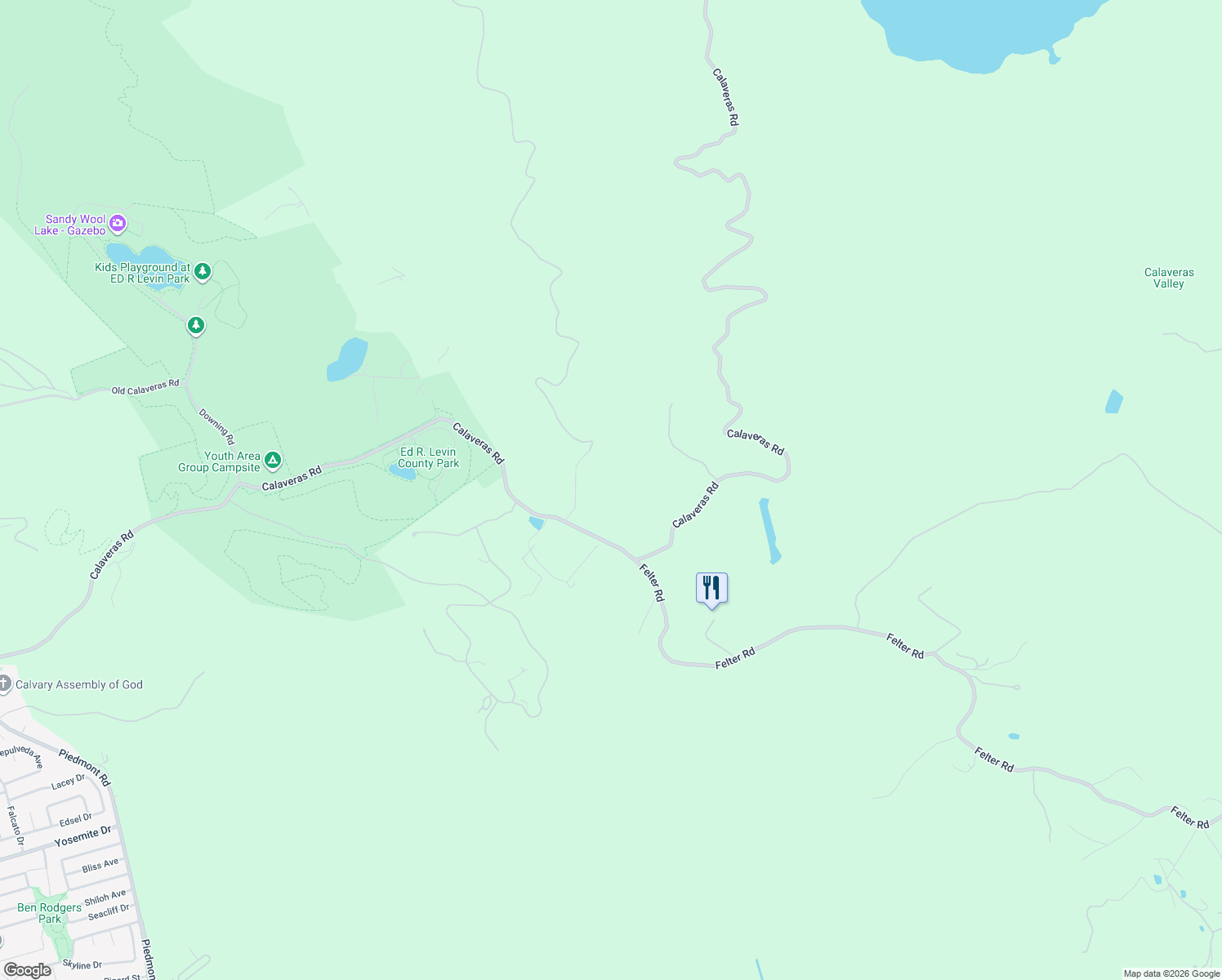 map of restaurants, bars, coffee shops, grocery stores, and more near 1001-1013 Weller Rd in Milpitas