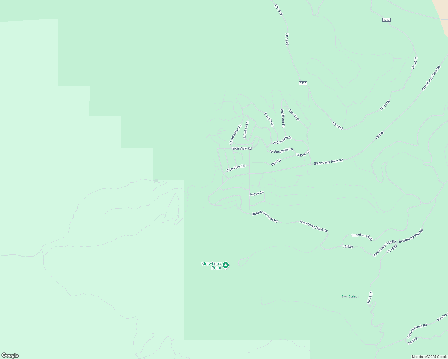 map of restaurants, bars, coffee shops, grocery stores, and more near 1330 Strawberry Point Road in Duck Creek Village