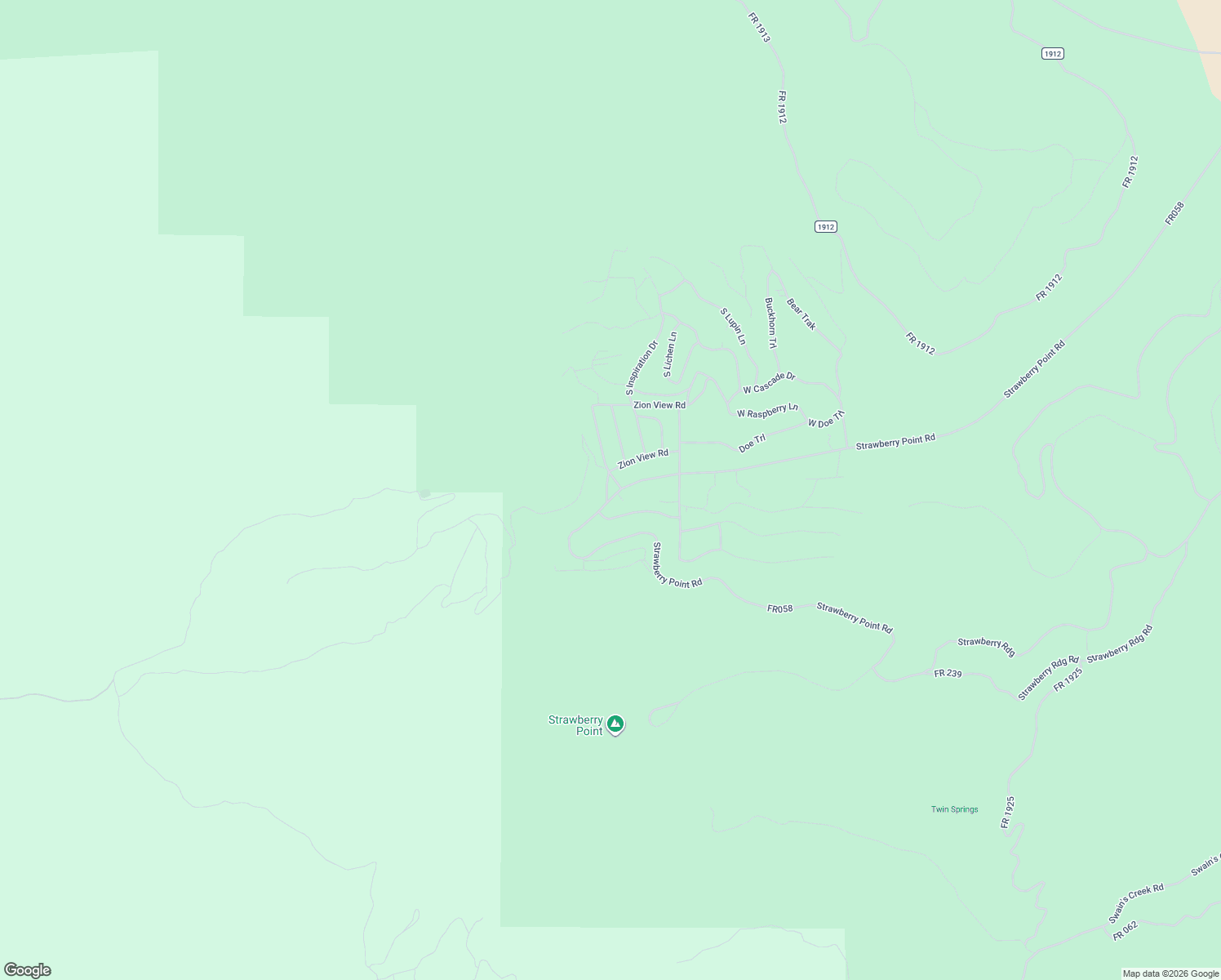 map of restaurants, bars, coffee shops, grocery stores, and more near 1330 Strawberry Point Road in Duck Creek Village