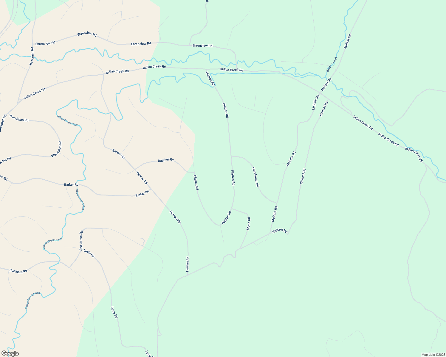 map of restaurants, bars, coffee shops, grocery stores, and more near 7863 Platten Road in Fort Garland