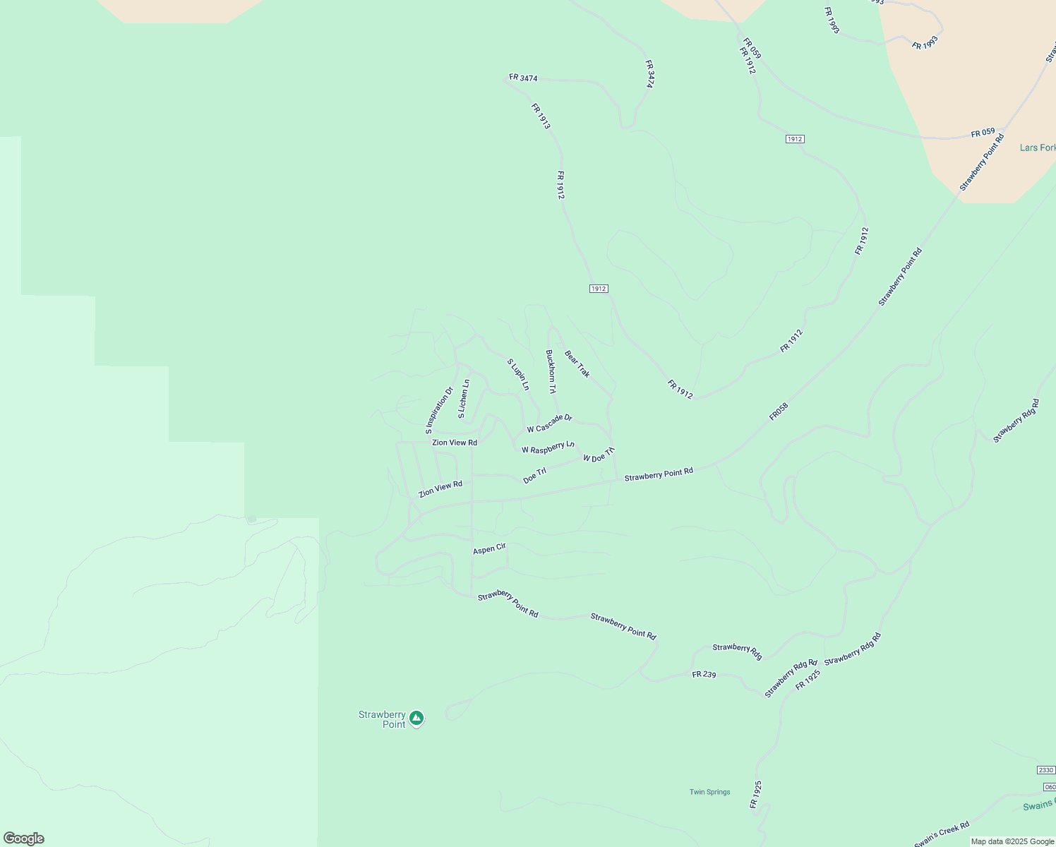 map of restaurants, bars, coffee shops, grocery stores, and more near 1055 Cascade Drive in Duck Creek Village