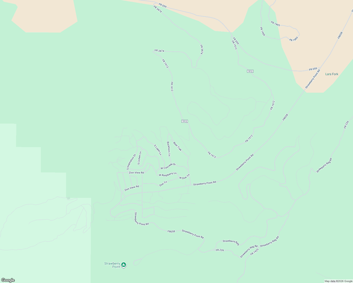 map of restaurants, bars, coffee shops, grocery stores, and more near 910 Bear Track in Duck Creek Village