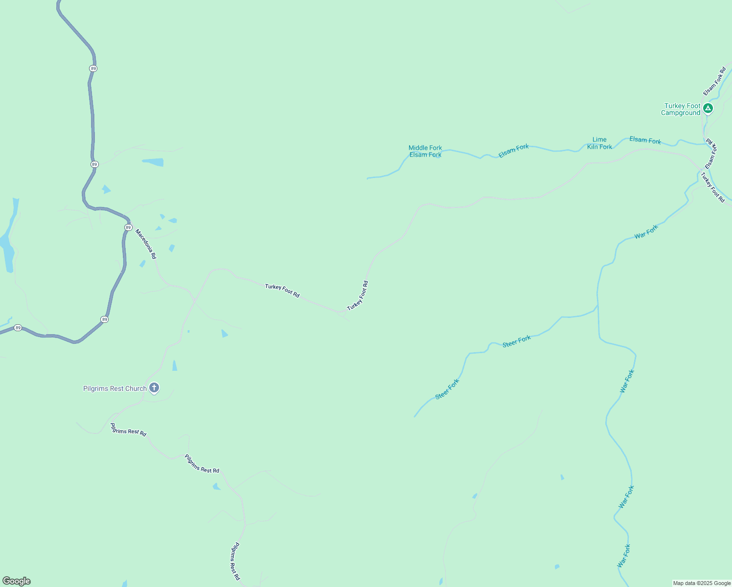 map of restaurants, bars, coffee shops, grocery stores, and more near 1004 Turkey Foot Road in McKee