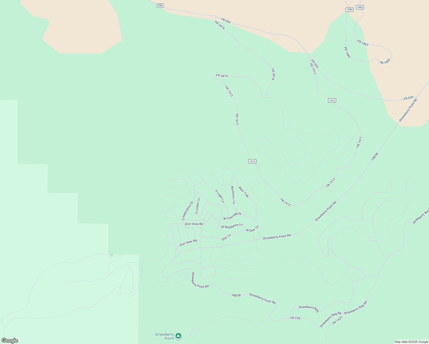 map of restaurants, bars, coffee shops, grocery stores, and more near 55 South Quakie Place in Duck Creek Village
