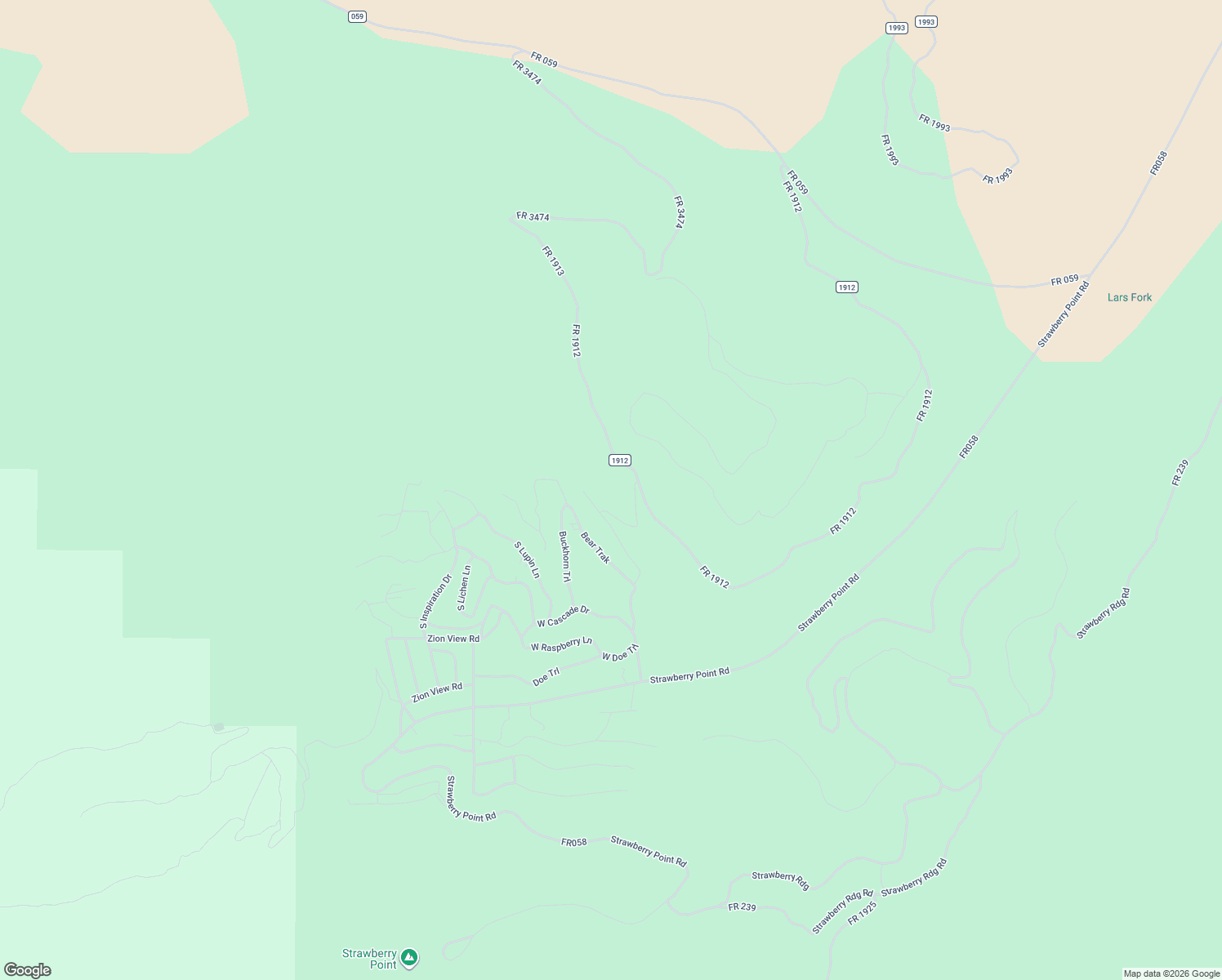 map of restaurants, bars, coffee shops, grocery stores, and more near 55 South Silver Spruce Drive in Duck Creek Village