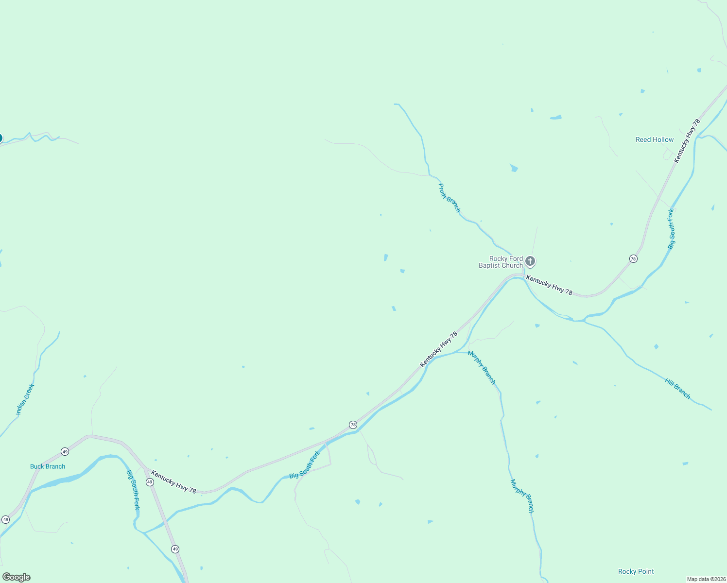 map of restaurants, bars, coffee shops, grocery stores, and more near 1651 Kentucky 78 in Bradfordsville