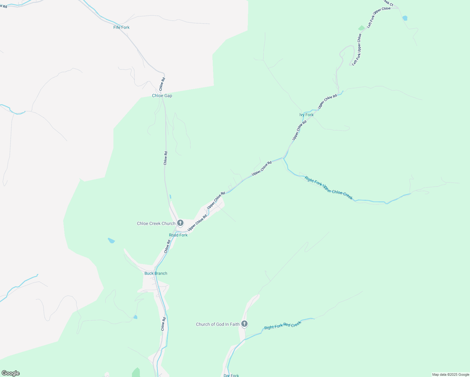 map of restaurants, bars, coffee shops, grocery stores, and more near 623 Upper Chloe Road in Pikeville