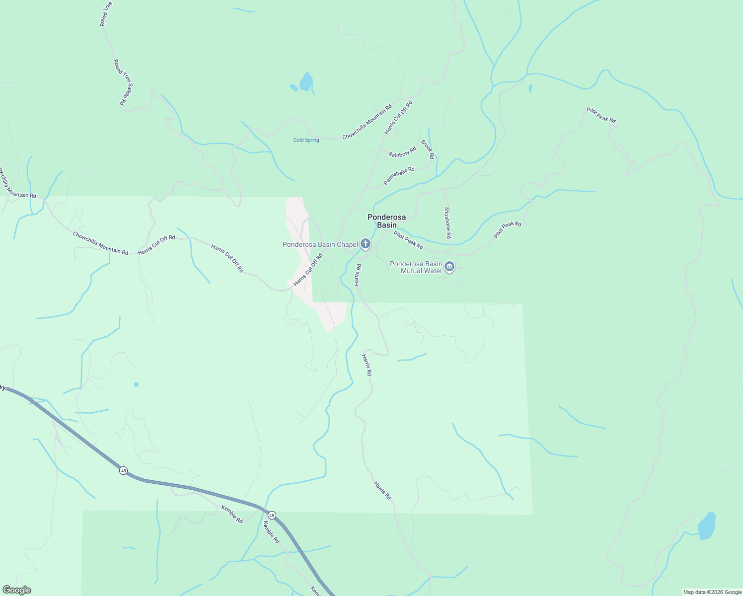 map of restaurants, bars, coffee shops, grocery stores, and more near 5591 Chowchilla Court in Mariposa
