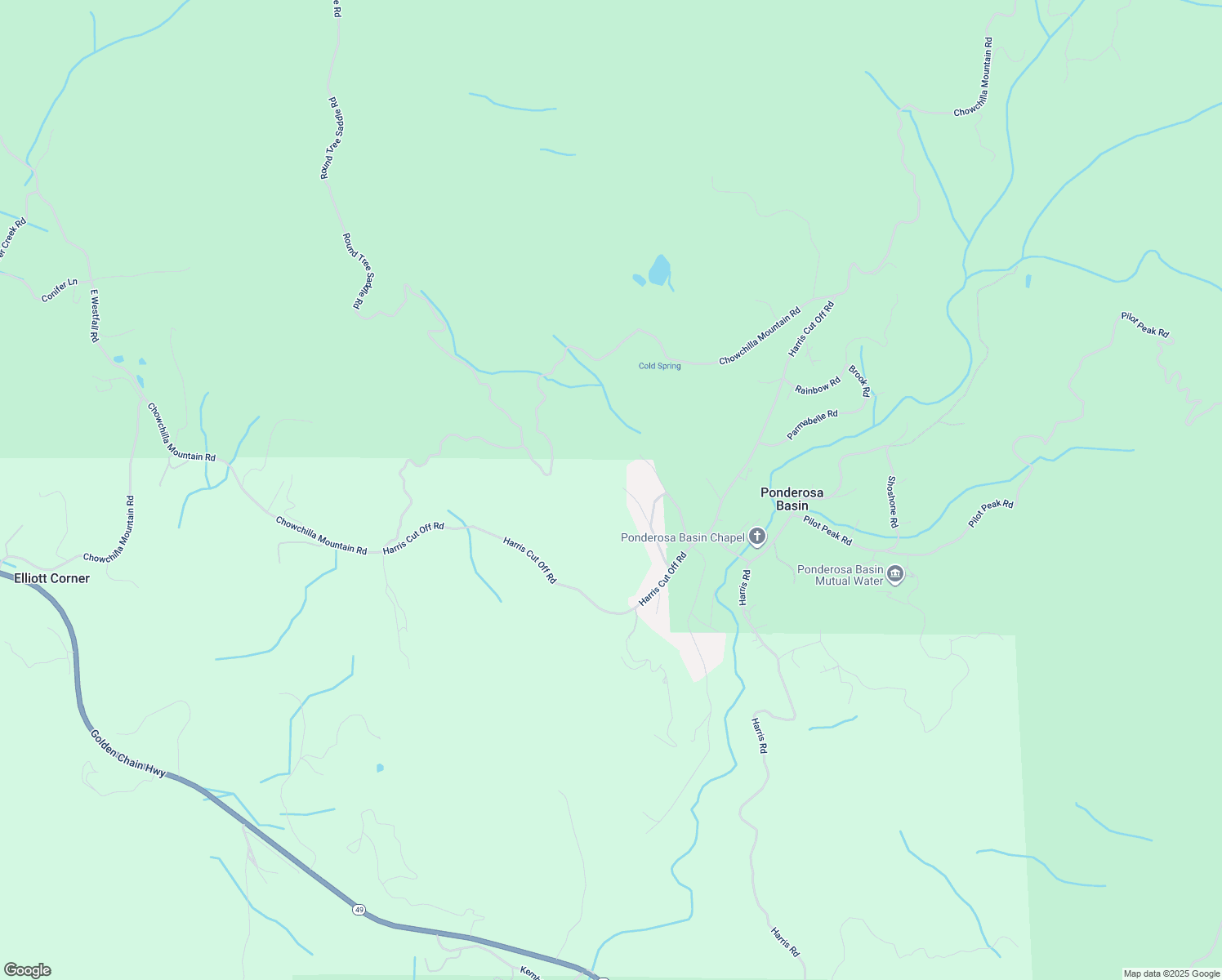 map of restaurants, bars, coffee shops, grocery stores, and more near 2471 Kokanee Road in Mariposa