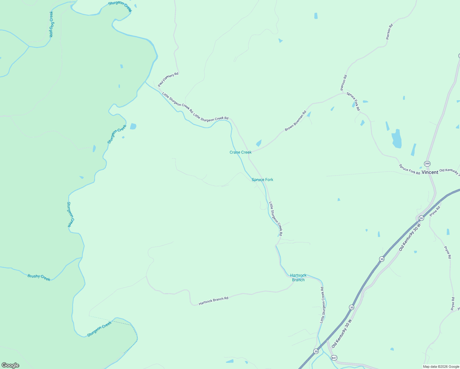 map of restaurants, bars, coffee shops, grocery stores, and more near 36 Eugene Tackett Road in Beattyville