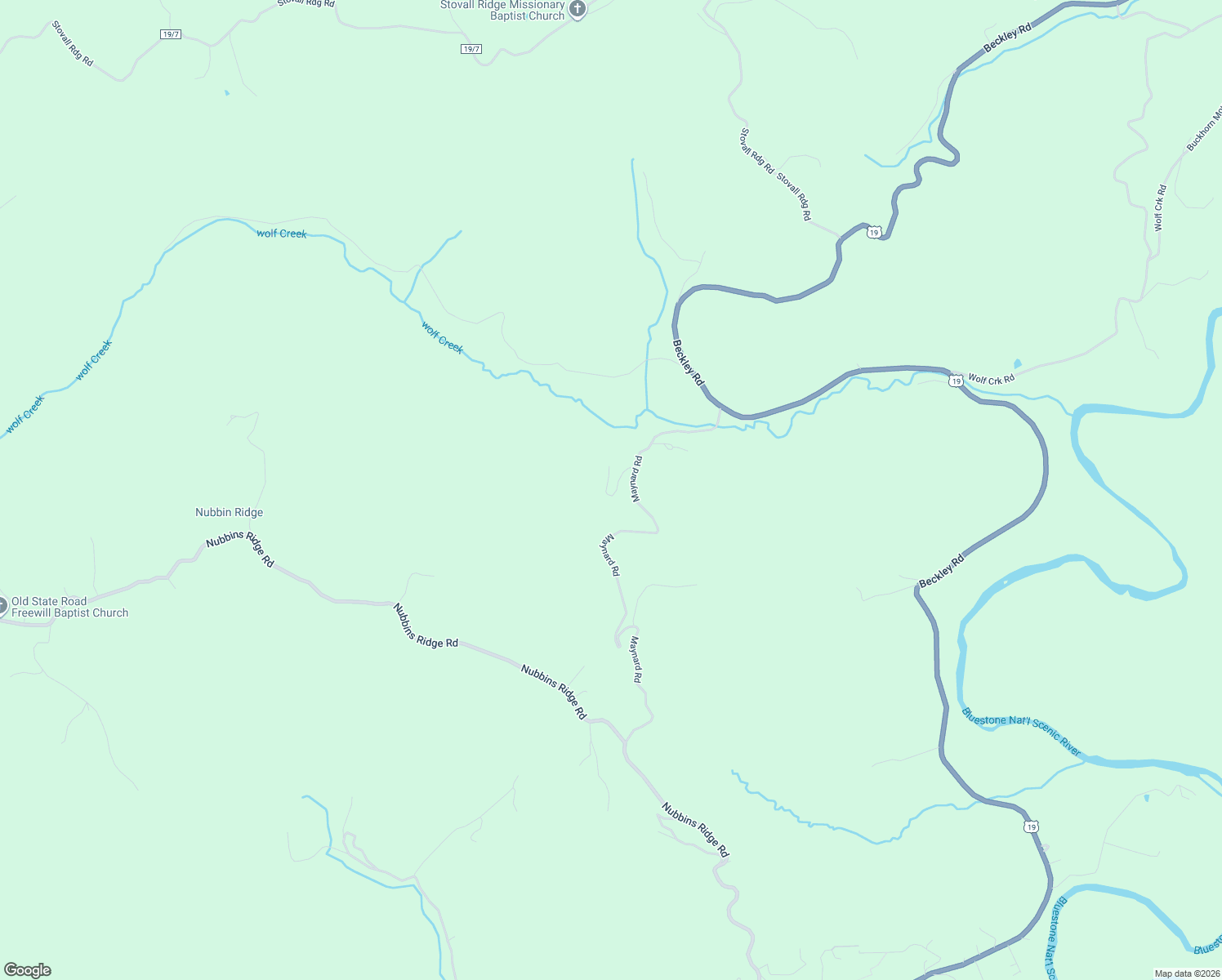 map of restaurants, bars, coffee shops, grocery stores, and more near 460 Maynard Road in Spanishburg