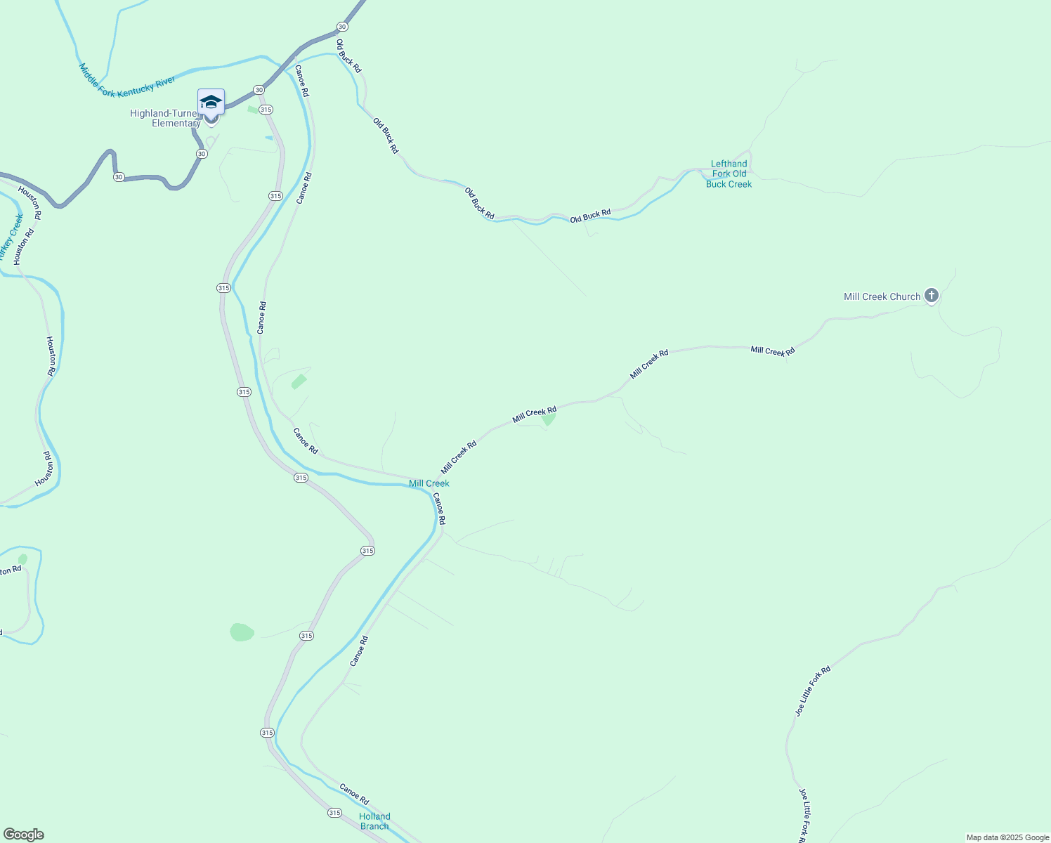 map of restaurants, bars, coffee shops, grocery stores, and more near 400 Mill Creek Road in Jackson