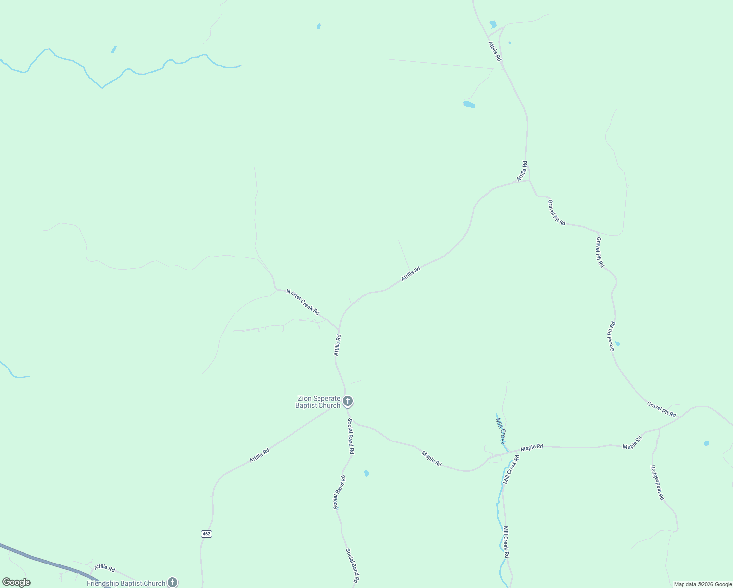 map of restaurants, bars, coffee shops, grocery stores, and more near Attilla Road in CAMPBELLSVLLE