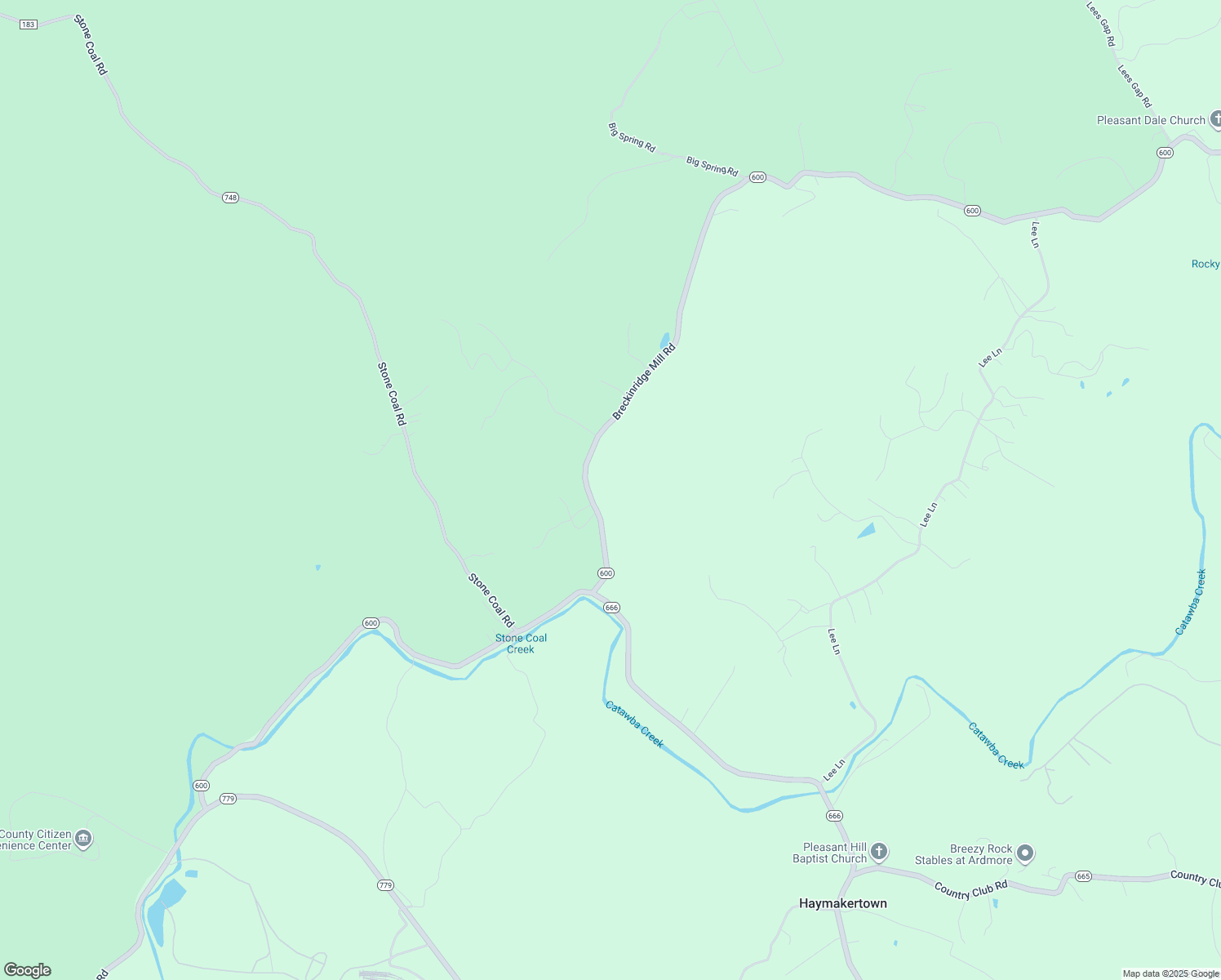 6291 Breckinridge Mill Road, Fincastle VA Walk Score