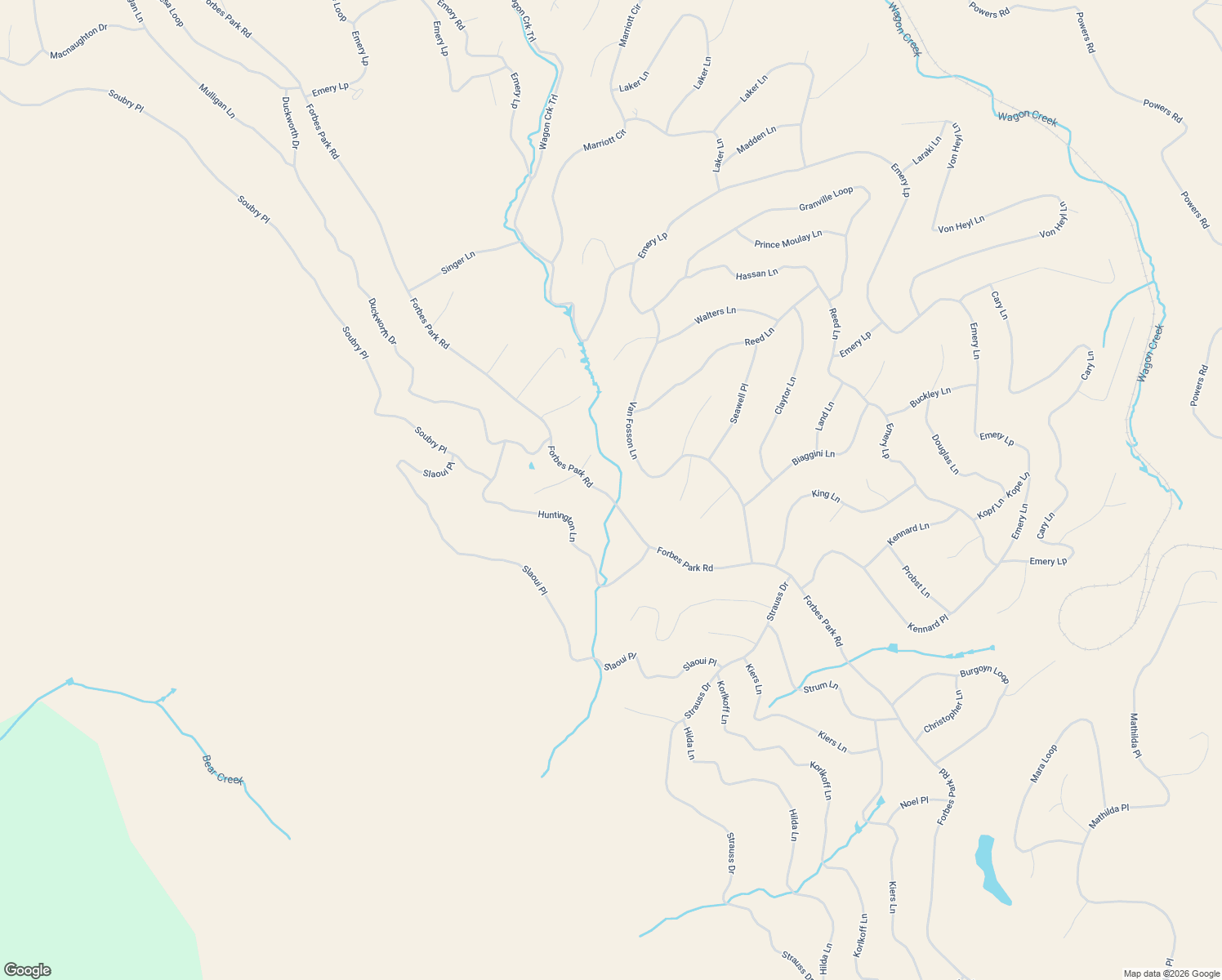 map of restaurants, bars, coffee shops, grocery stores, and more near 989 Levy Place in Fort Garland