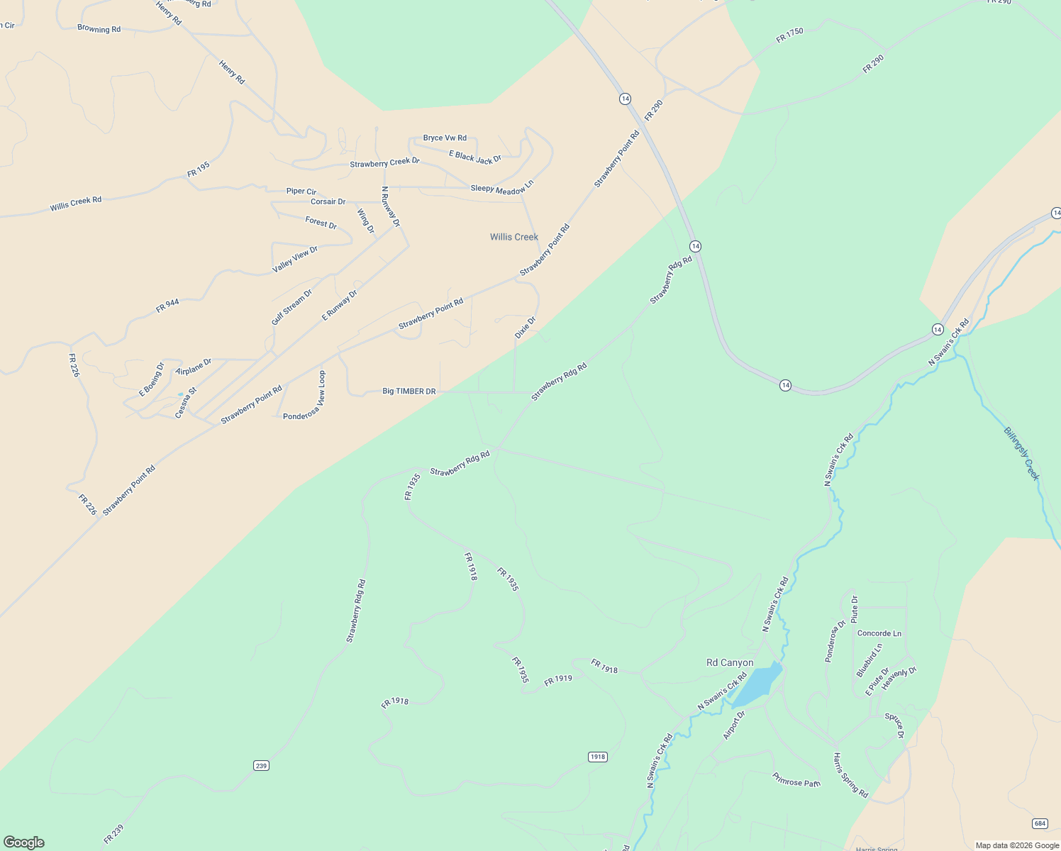 map of restaurants, bars, coffee shops, grocery stores, and more near County Road in Duck Creek Village