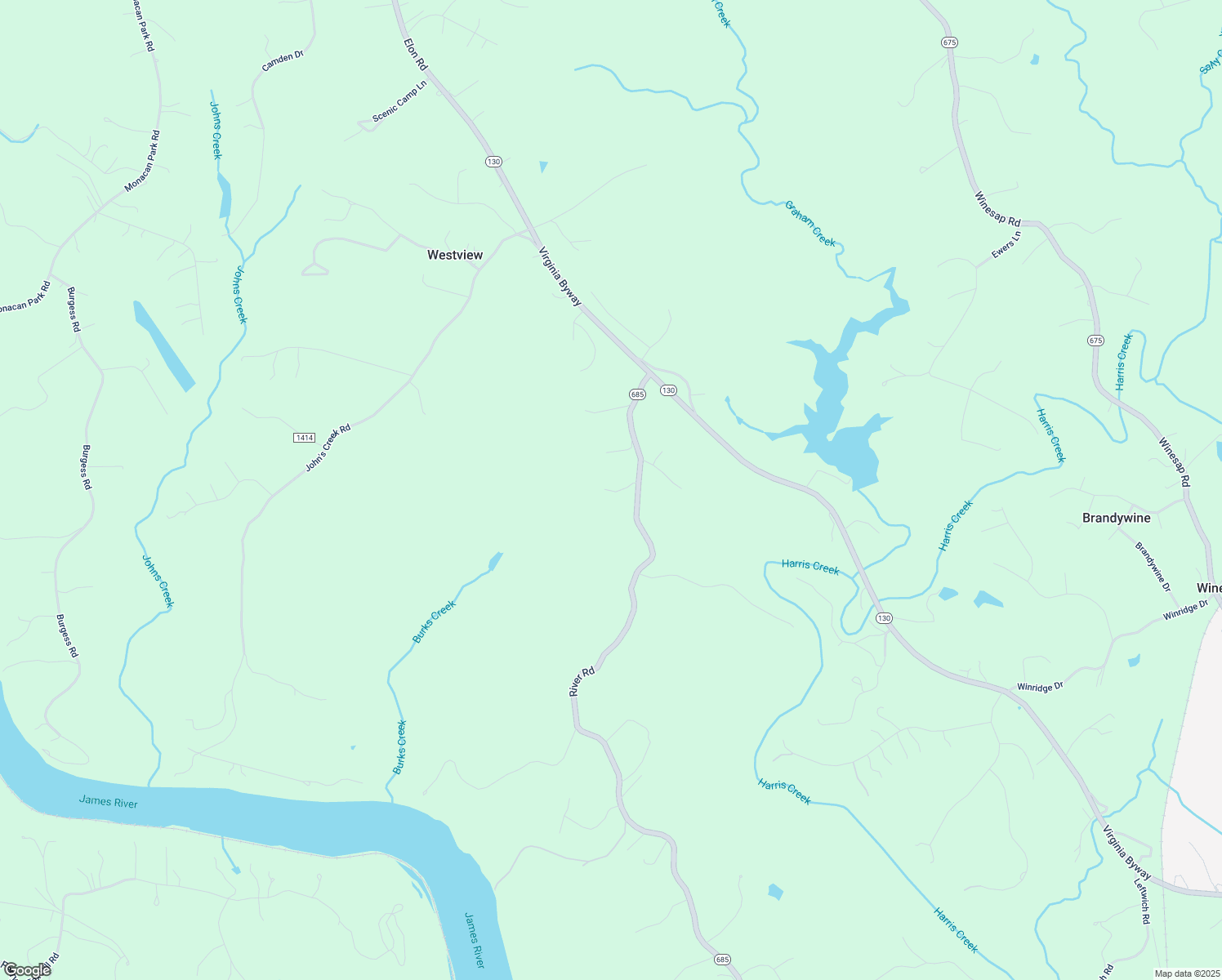 map of restaurants, bars, coffee shops, grocery stores, and more near 2553 River Road in Madison Heights