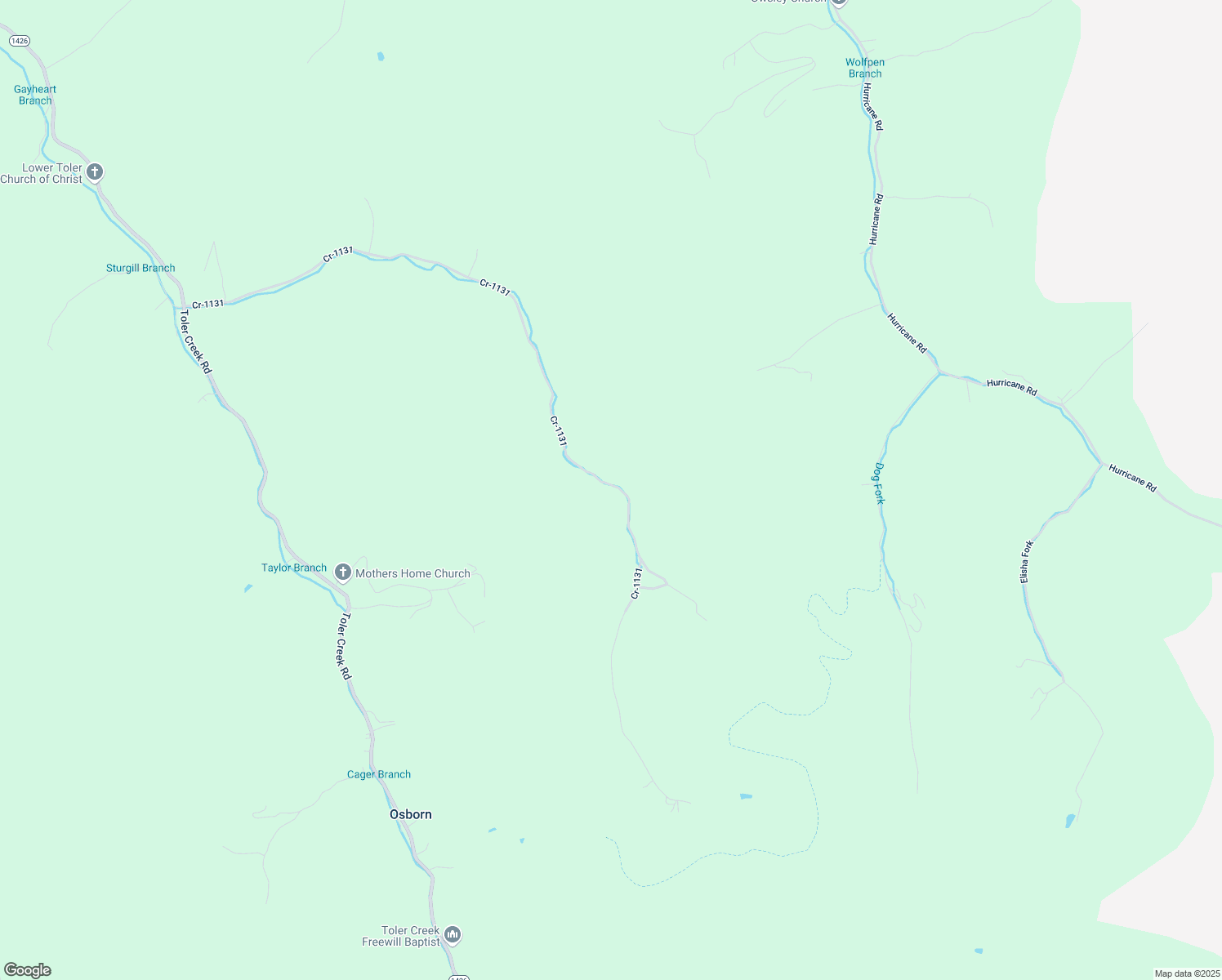 map of restaurants, bars, coffee shops, grocery stores, and more near Cr-1131 in Harold