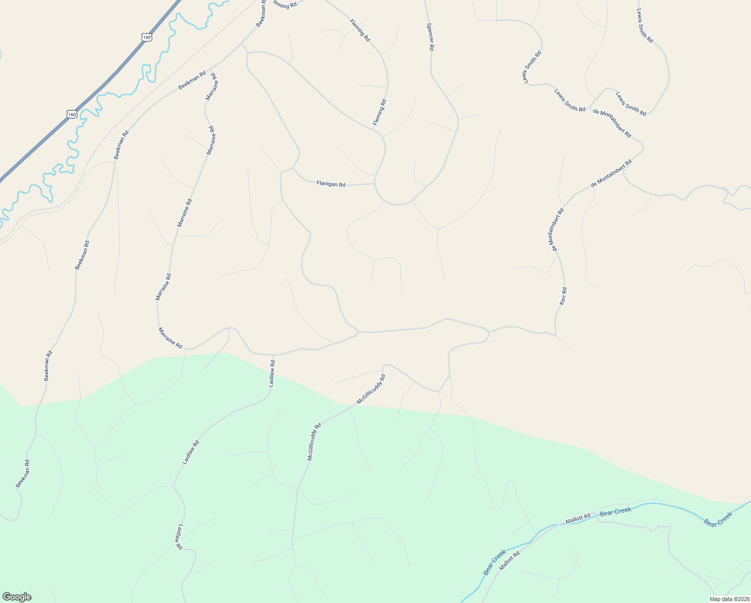 map of restaurants, bars, coffee shops, grocery stores, and more near 49142 Kean Road in Fort Garland