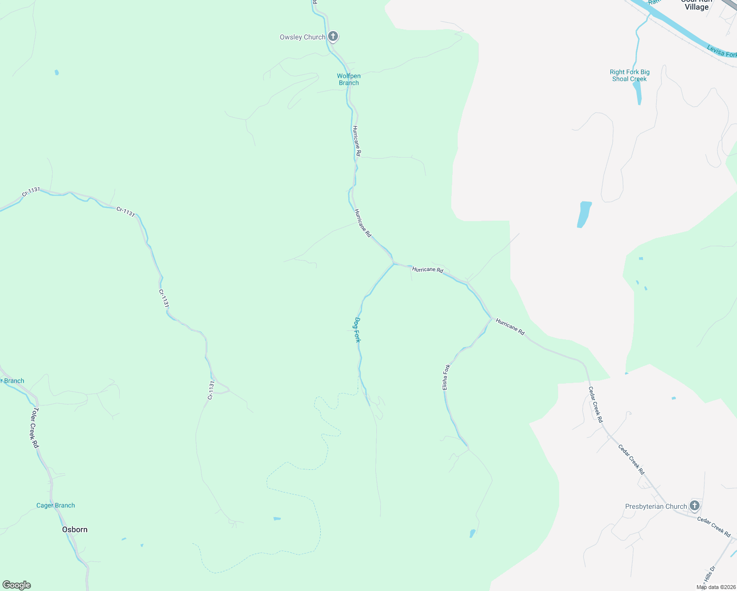 map of restaurants, bars, coffee shops, grocery stores, and more near 275-733 Dog Fork in Pikeville