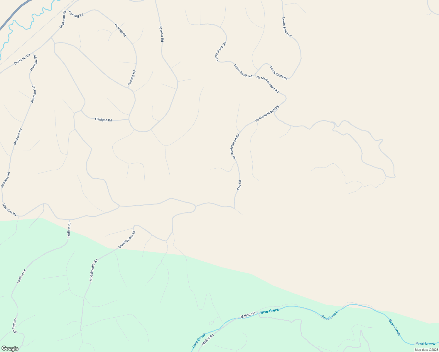map of restaurants, bars, coffee shops, grocery stores, and more near Hallstein Road in Fort Garland