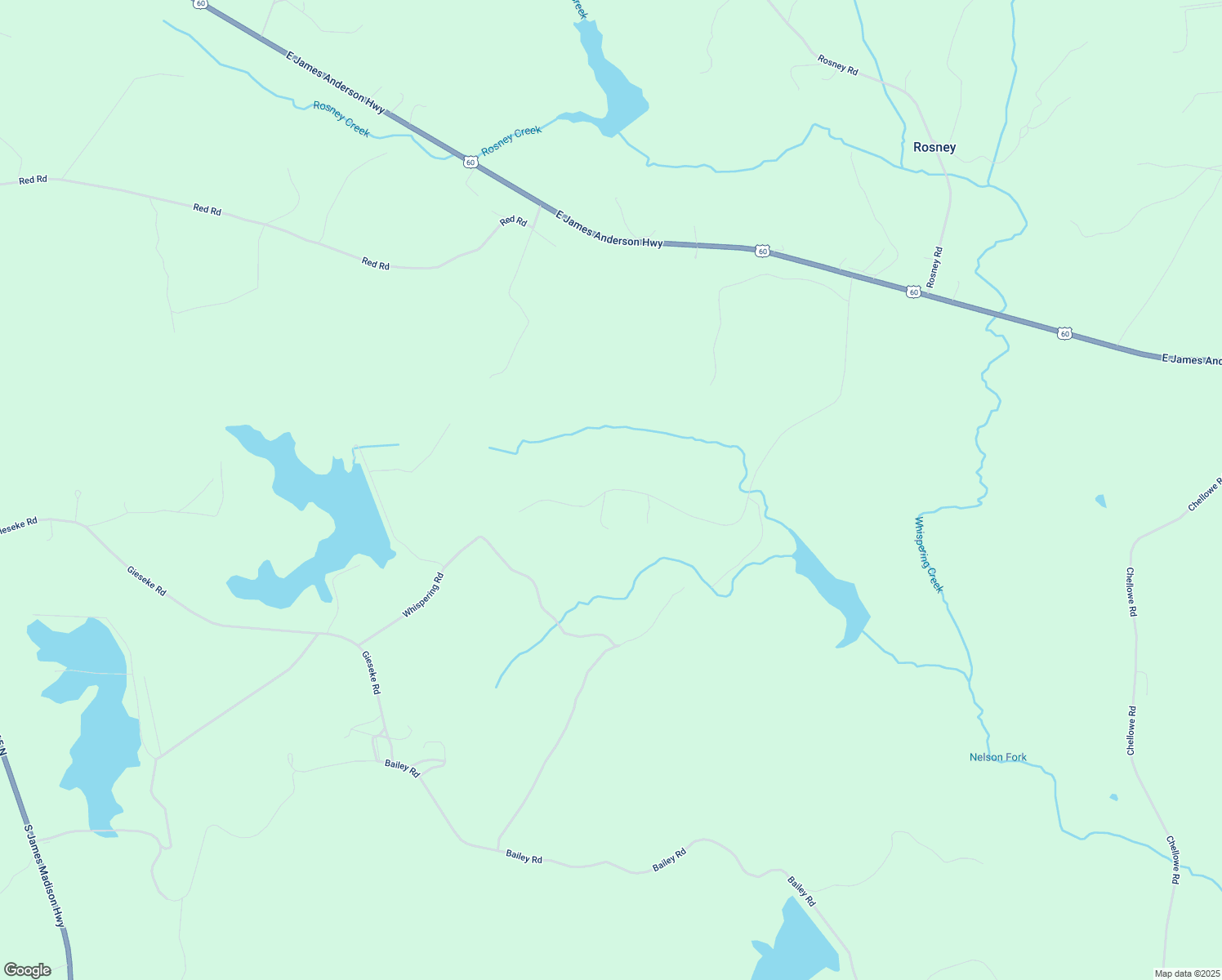 map of restaurants, bars, coffee shops, grocery stores, and more near Whispering Road in Dillwyn