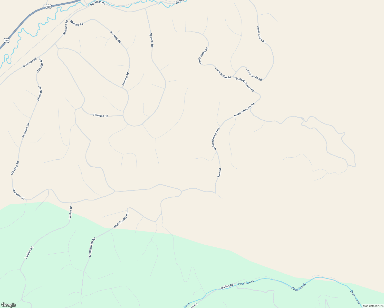 map of restaurants, bars, coffee shops, grocery stores, and more near Hallstein Road in Fort Garland