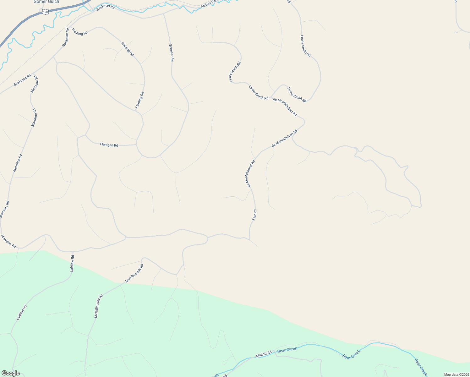 map of restaurants, bars, coffee shops, grocery stores, and more near Hallstein Road in Fort Garland