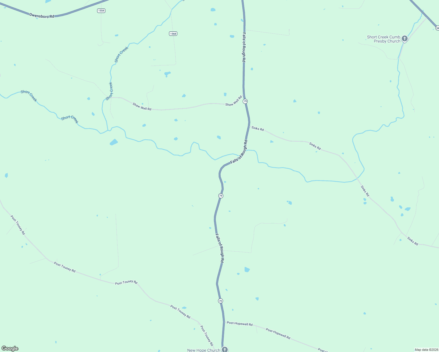 map of restaurants, bars, coffee shops, grocery stores, and more near 5579 Falls of Rough Road in Caneyville