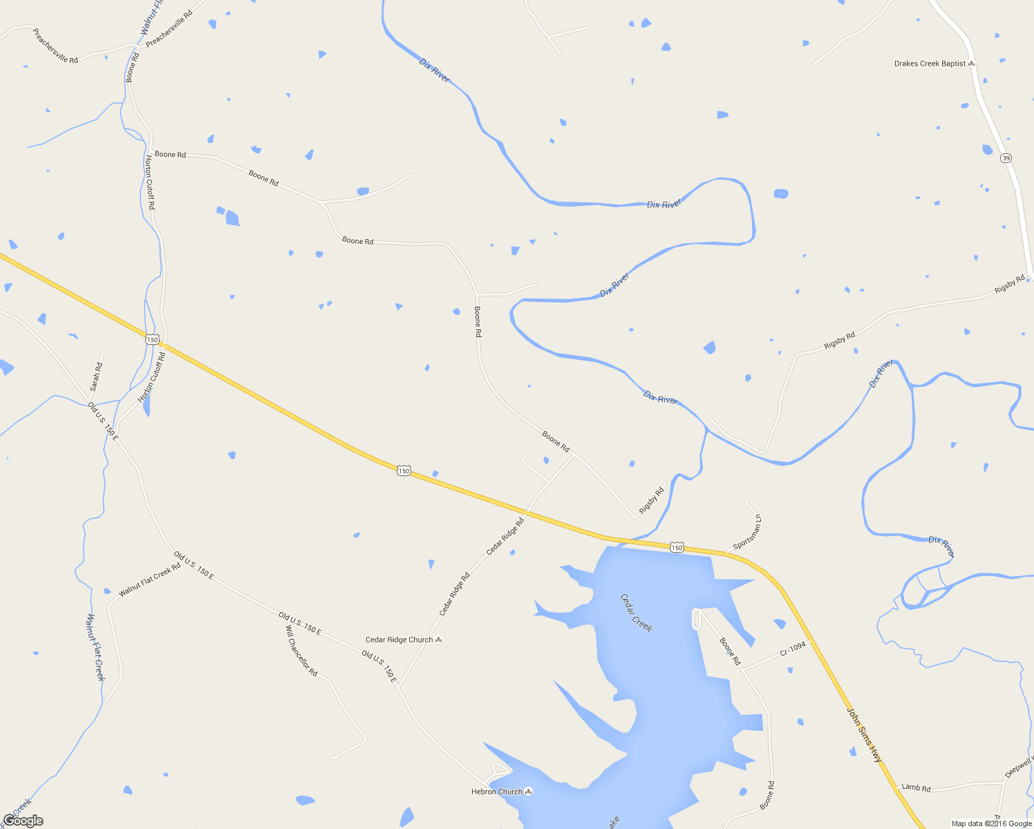 map of restaurants, bars, coffee shops, grocery stores, and more near Boone Road in Stanford