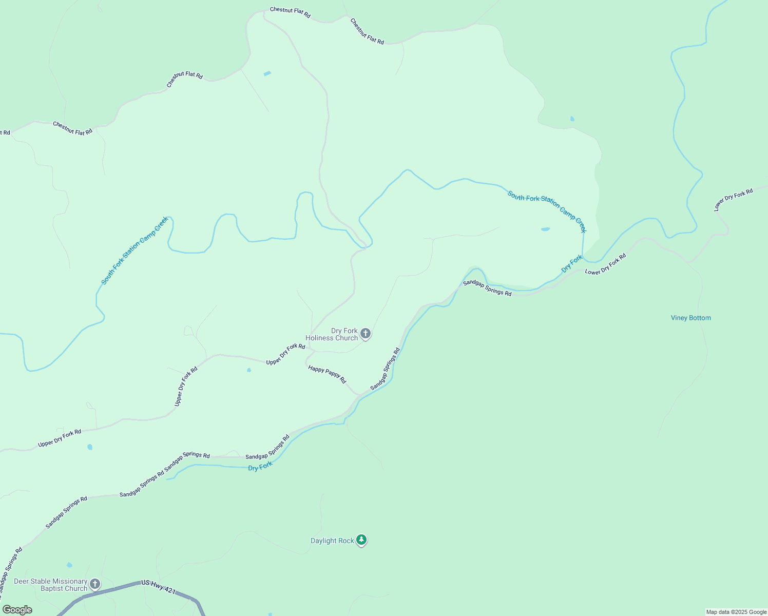 map of restaurants, bars, coffee shops, grocery stores, and more near 453 Dry Fork School Road in McKee