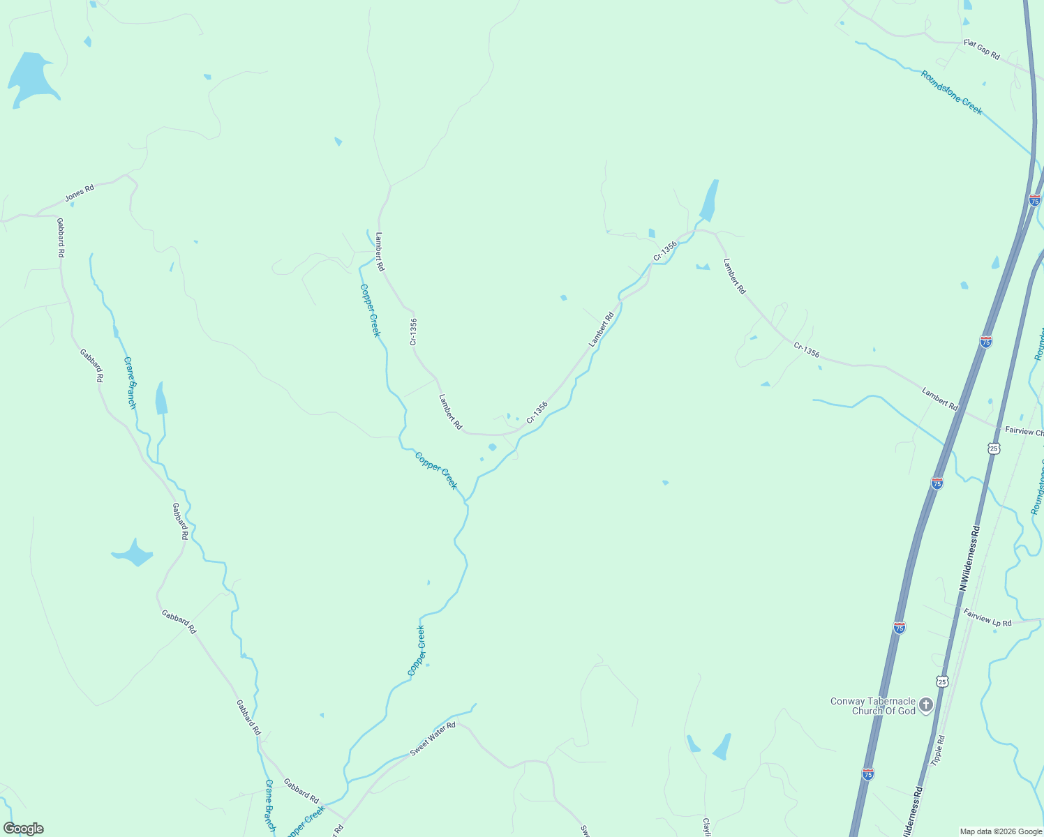 map of restaurants, bars, coffee shops, grocery stores, and more near Cr-1356 in Berea