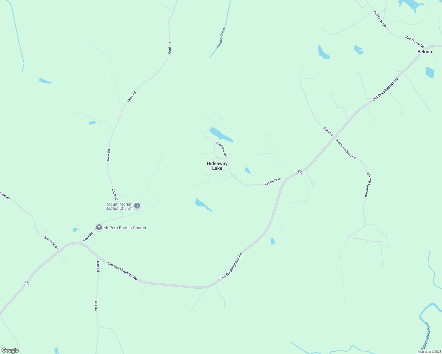 map of restaurants, bars, coffee shops, grocery stores, and more near 5628 Tyler Drive in Powhatan