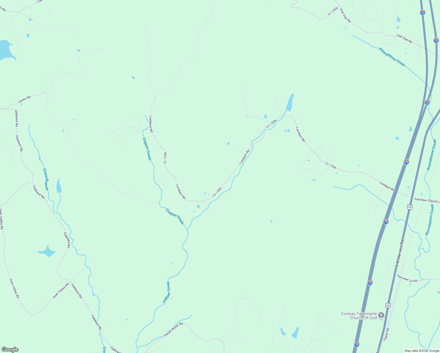 map of restaurants, bars, coffee shops, grocery stores, and more near Jim Lambert Road in Berea