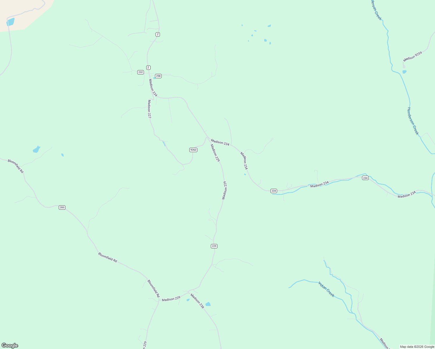 map of restaurants, bars, coffee shops, grocery stores, and more near 1028 Madison 229 in Fredericktown