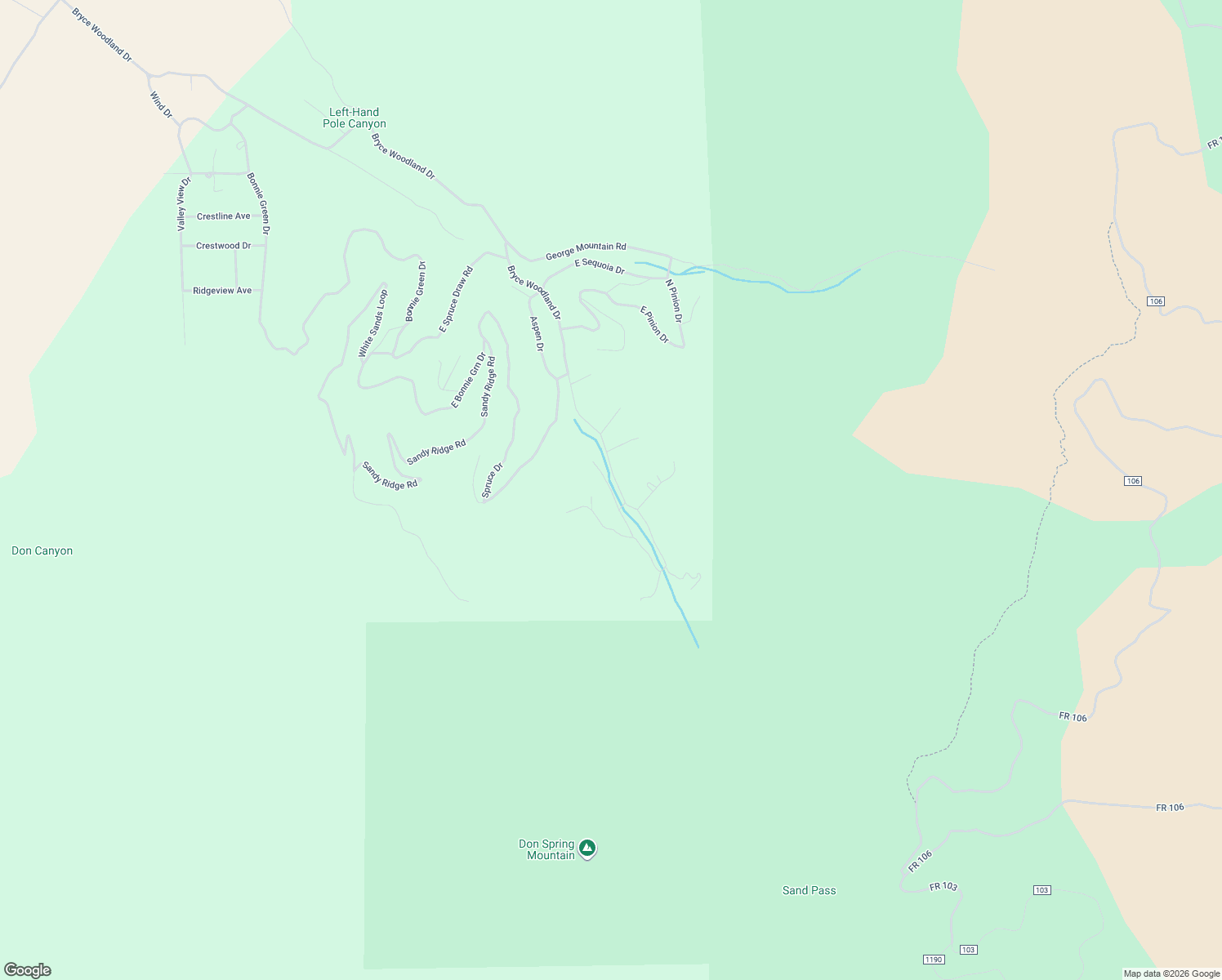 map of restaurants, bars, coffee shops, grocery stores, and more near Lakeside Drive in Kanab