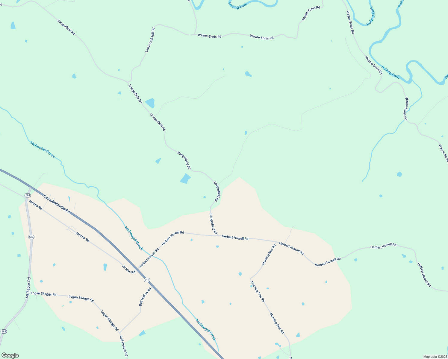 map of restaurants, bars, coffee shops, grocery stores, and more near 1-699 Despain Road in Hodgenville