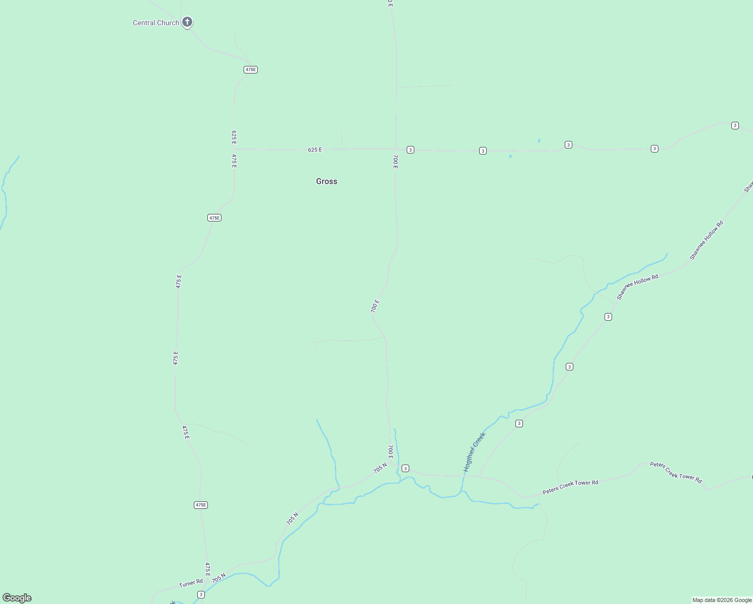 map of restaurants, bars, coffee shops, grocery stores, and more near 700 East in Hardin County
