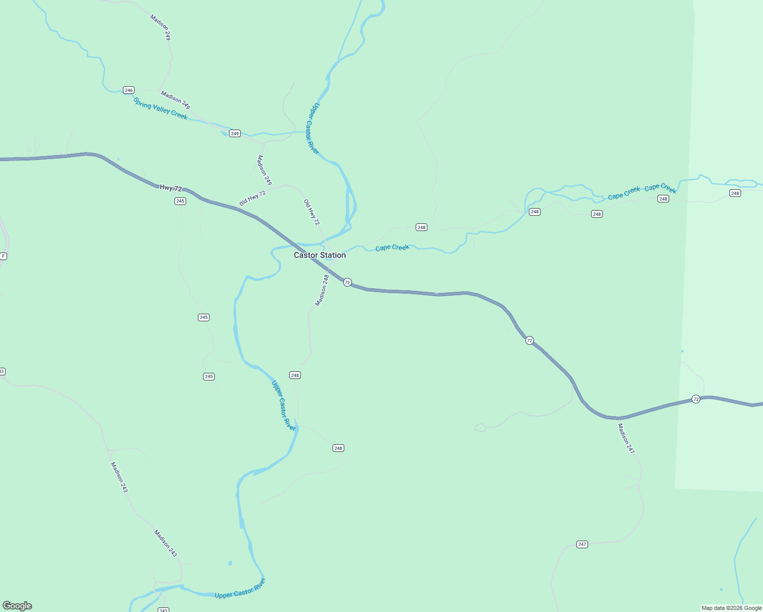 map of restaurants, bars, coffee shops, grocery stores, and more near 4627 Missouri 72 in Fredericktown