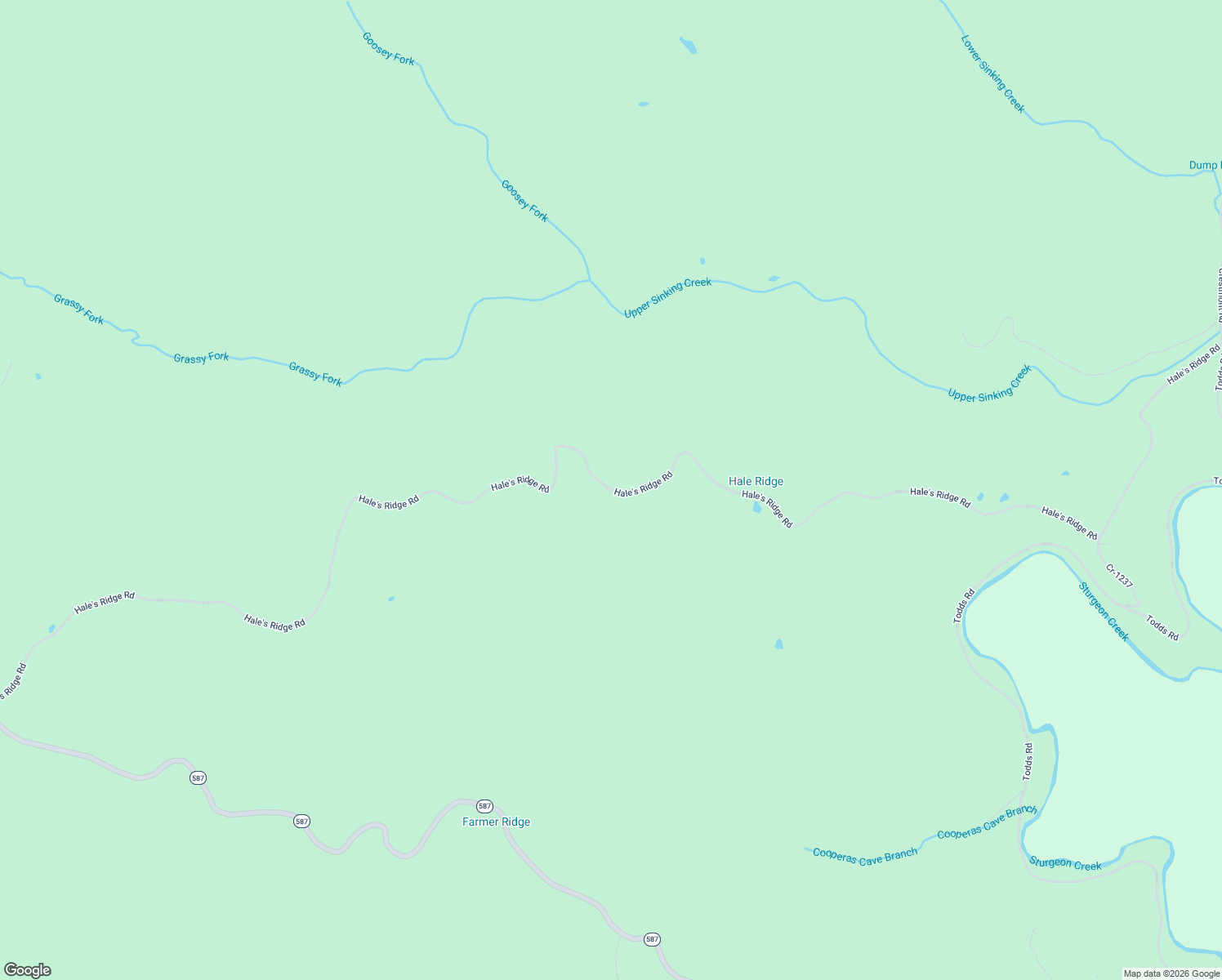 map of restaurants, bars, coffee shops, grocery stores, and more near Hale's Ridge Road in Beattyville