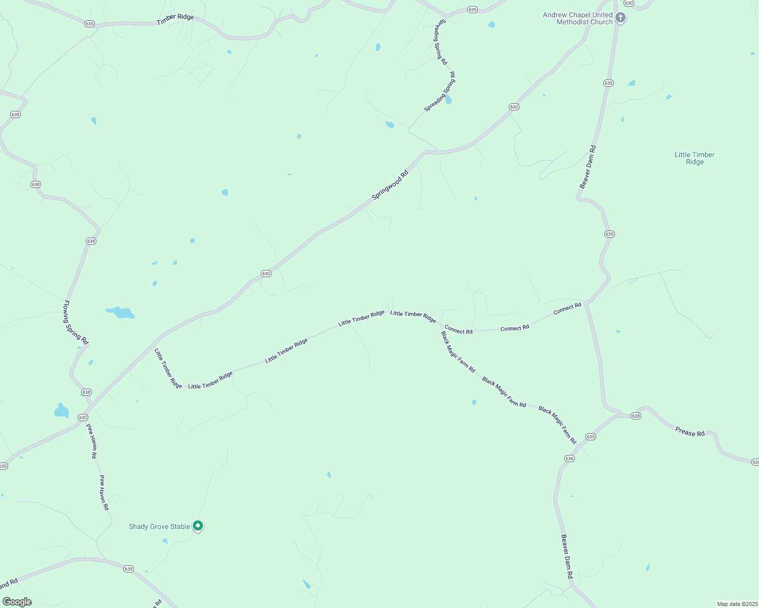 map of restaurants, bars, coffee shops, grocery stores, and more near 1251 Little Timber Ridge in Buchanan