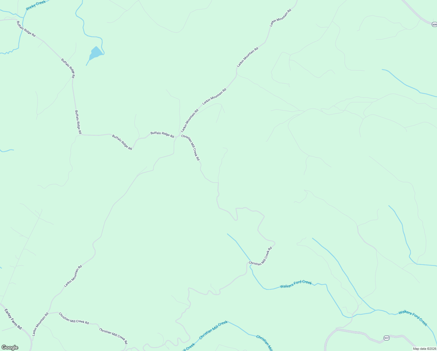 map of restaurants, bars, coffee shops, grocery stores, and more near Christian Mill Creek Road in Amherst