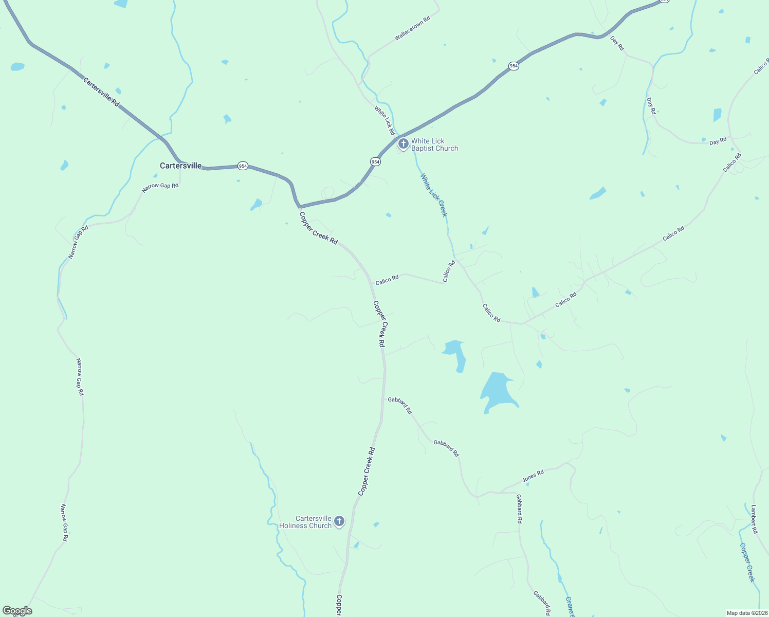 map of restaurants, bars, coffee shops, grocery stores, and more near 621 Copper Creek Road in Berea