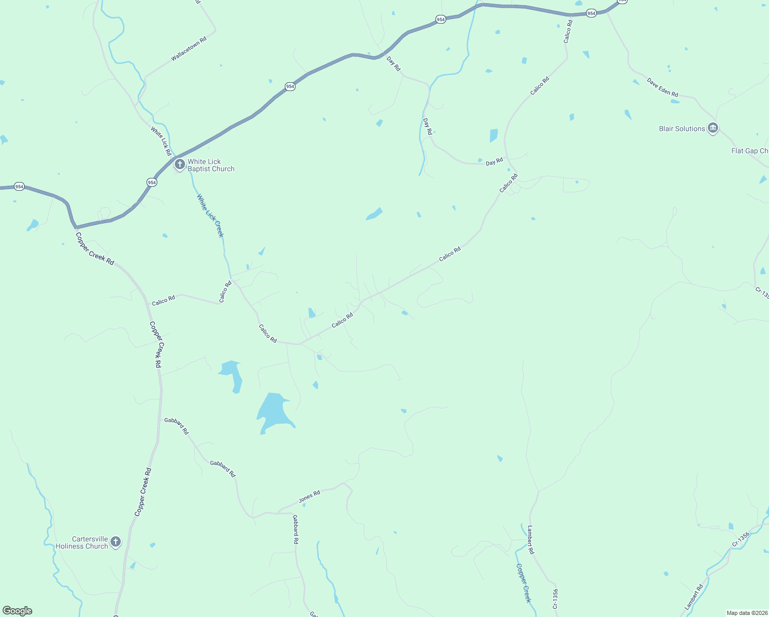 map of restaurants, bars, coffee shops, grocery stores, and more near 1723 Calico Road in Berea