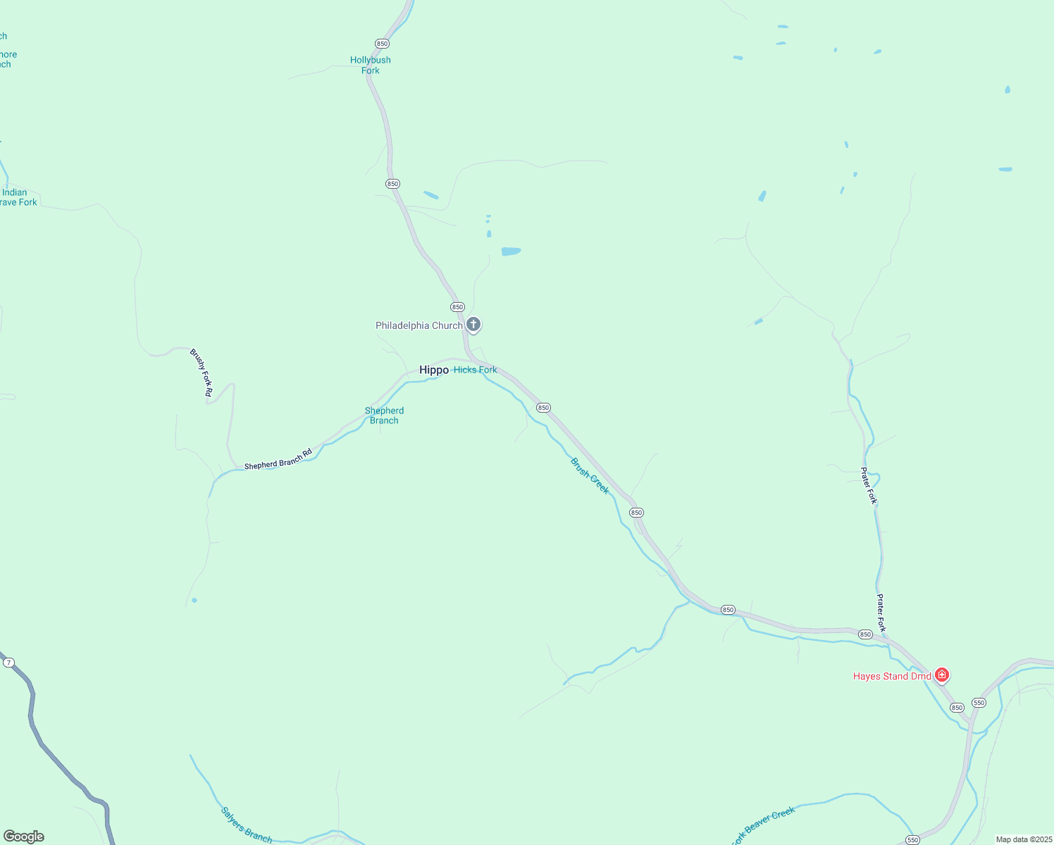 map of restaurants, bars, coffee shops, grocery stores, and more near Davis Drive in Floyd County